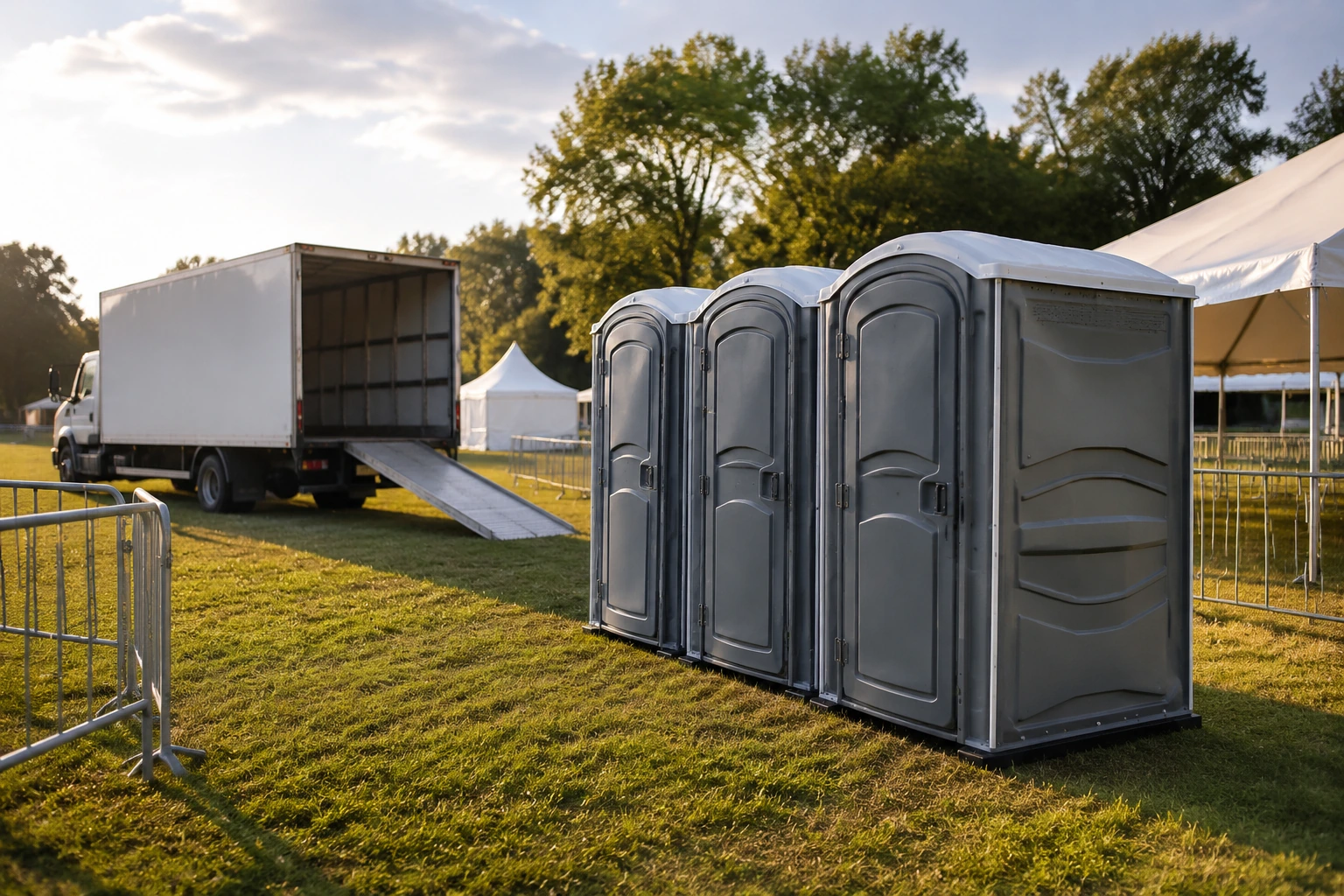 Portable restroom rental planning for Hurst, TX